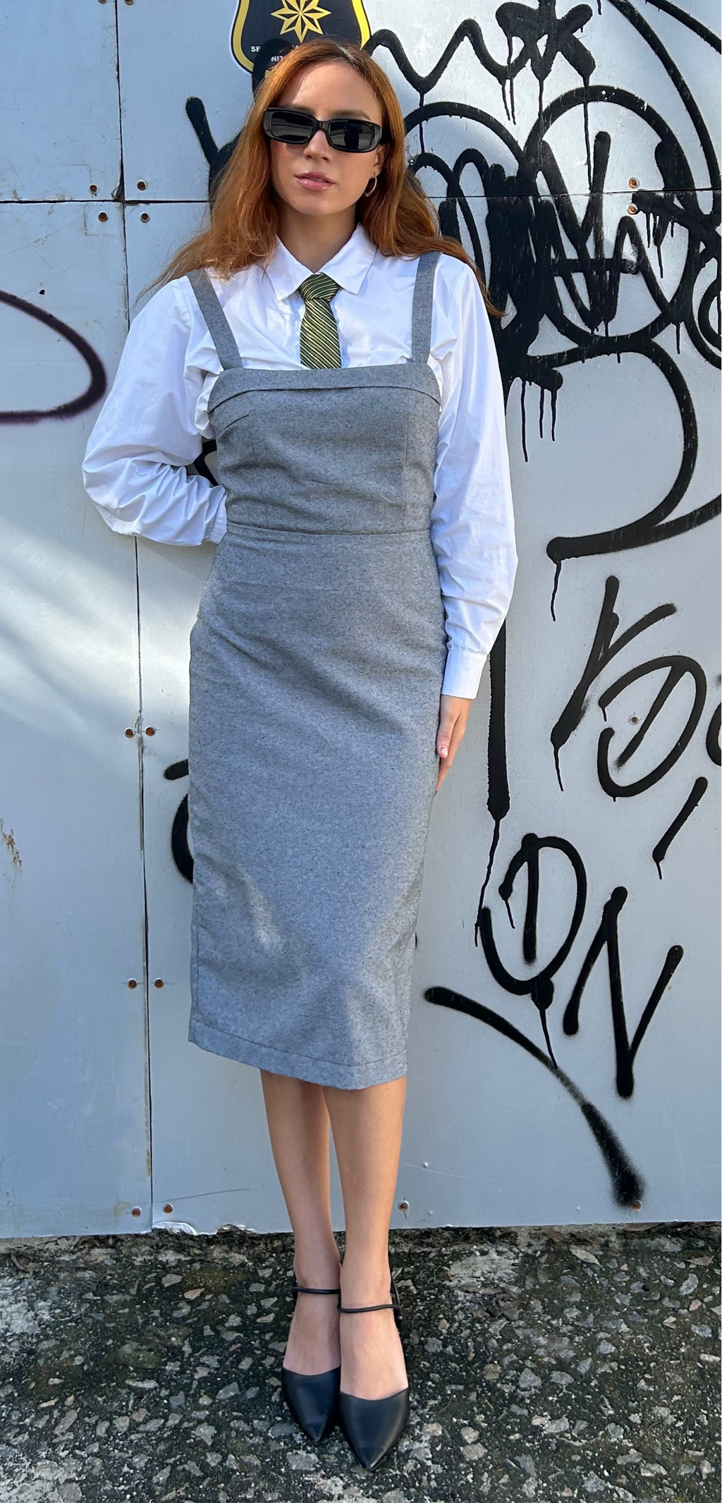 VESTIDO CHUMBO RECICLADO